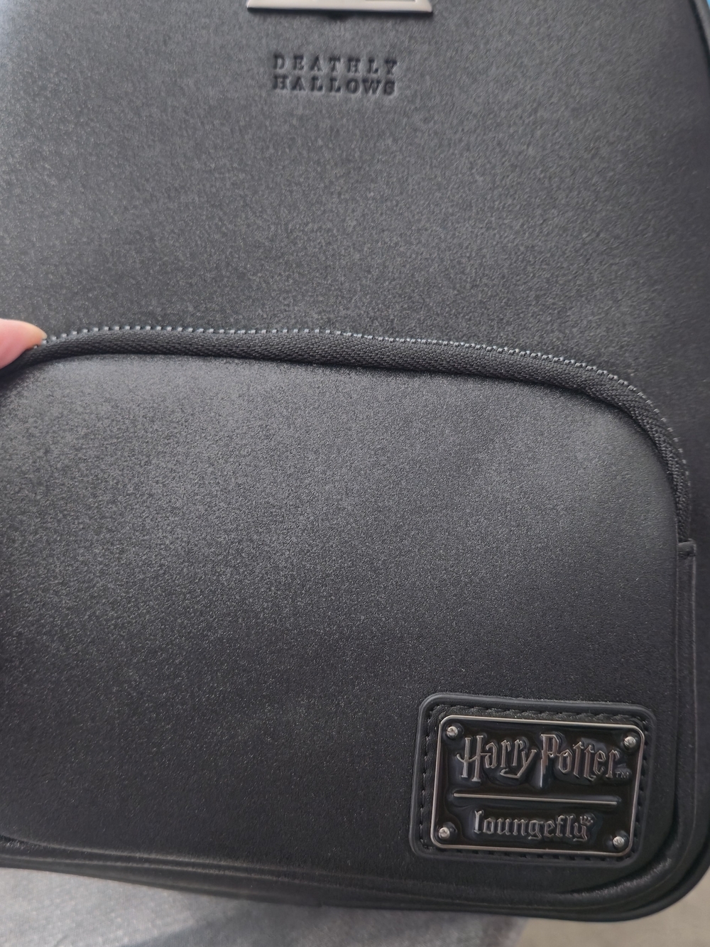 Loungefly Harry Potter Black Deathly Hallows Backpack